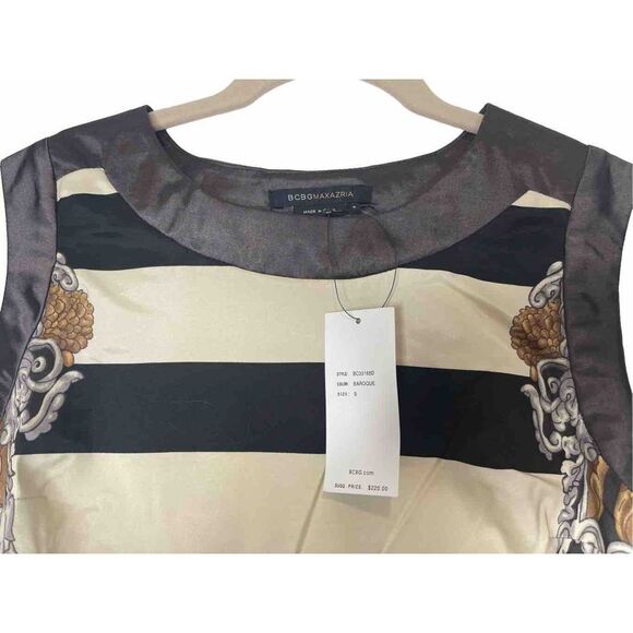 BCBGMAXAZRIA|BAROQUE Sleeveless Sheath Dress Size S NEW with tags - Picture 2 of 7